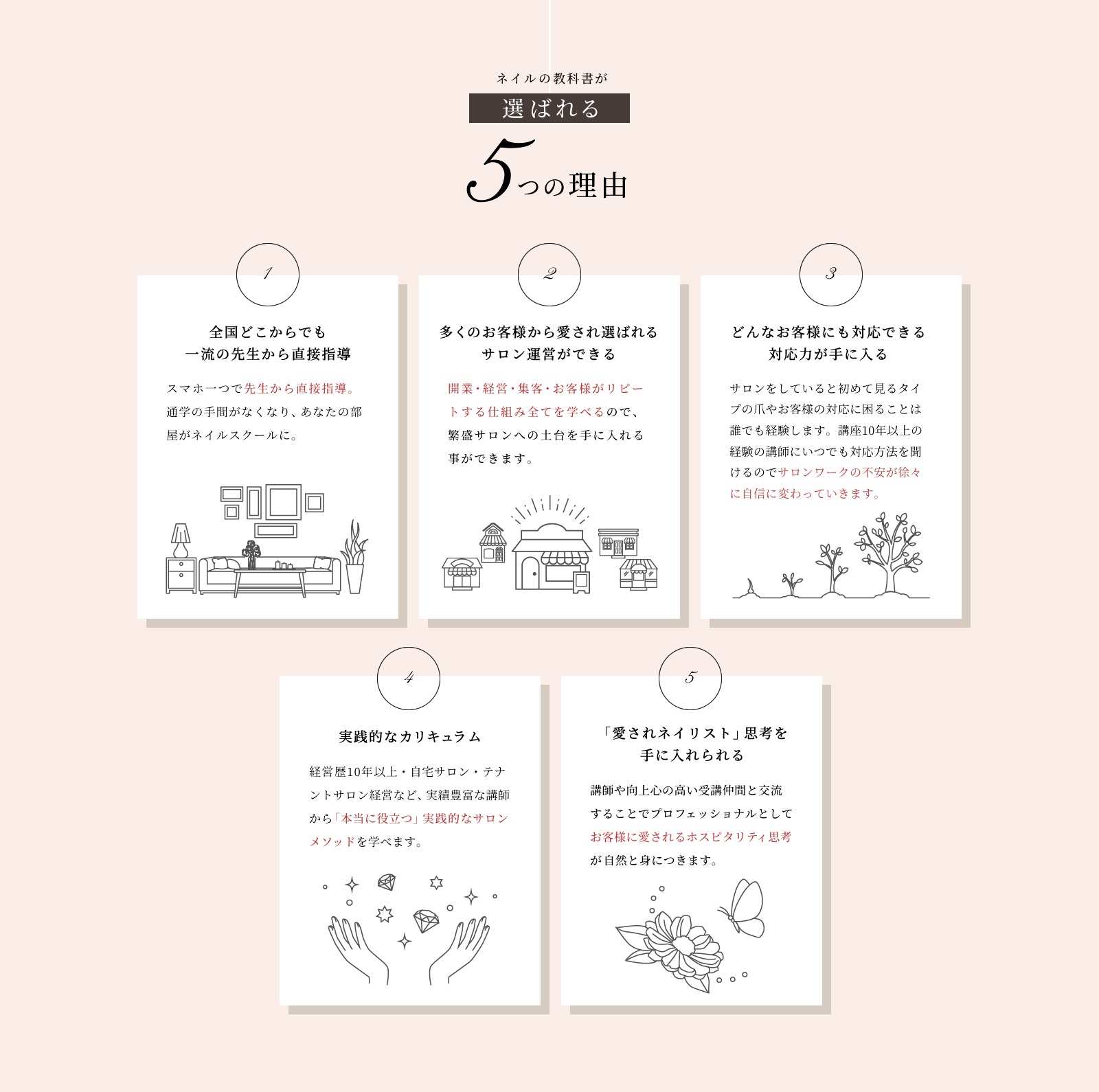 ネイルスクールラボで見つける「サロン併設」のスクール